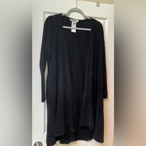 Tommy Bahama Sweaters - Tommy Bahama Ribbed Long Sleeve Duster Cardigan Open Front Size Small